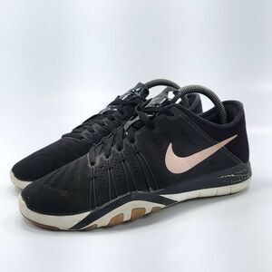 Nike Free TR 6 Athletic Lace Up Training Shoe Womens Size 8 833413-005 Black